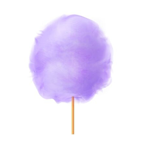 purple cotton candy